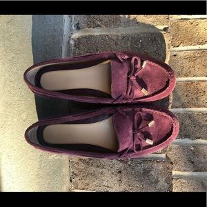 Michael kors purple moccasins